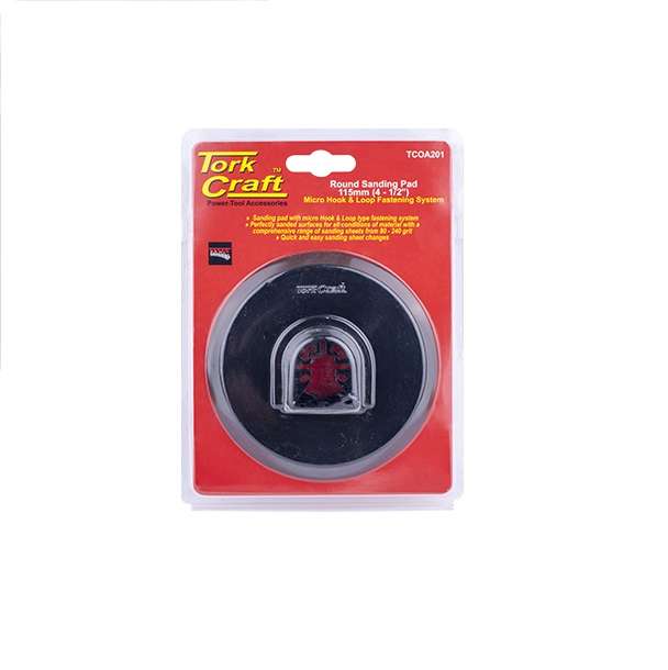 Tork Craft - Quick Change Base & Arbor 115mm Hook and Loop - 2 Pack
