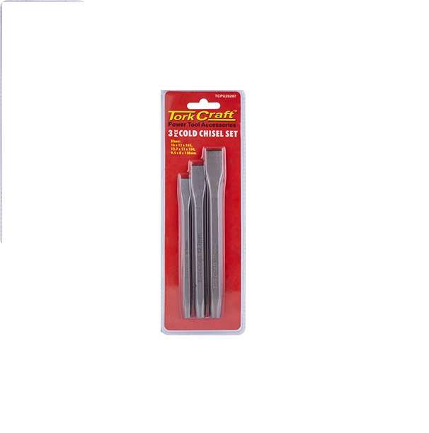 Tork Craft - Cold Chisel 3Piece - 2 Pack