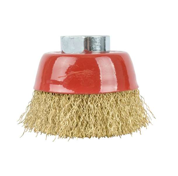 Tork Craft - Wire Cup Brush Crimped 60mmxm14 Bulk - 2 Pack