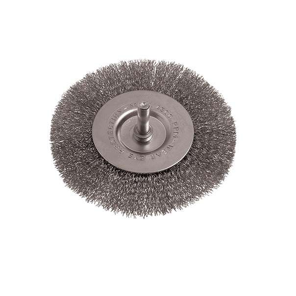 Tork Craft - Wire Wheel Brush 100mm 6mm Shaft Stainless Steel - 2 Pack