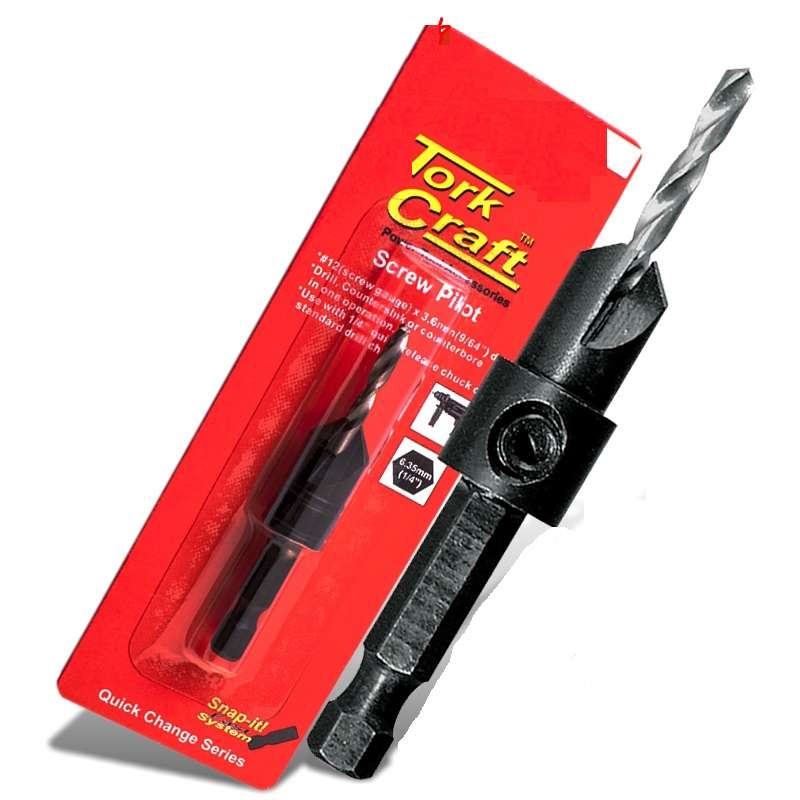 Tork Craft - Screw Pilot No.8 Carded - 2 Pack
