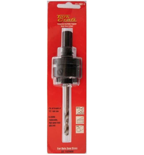 Tork Craft - Mandrel TCt Hole Saw 7/16 32 - 152mm - 2 Pack