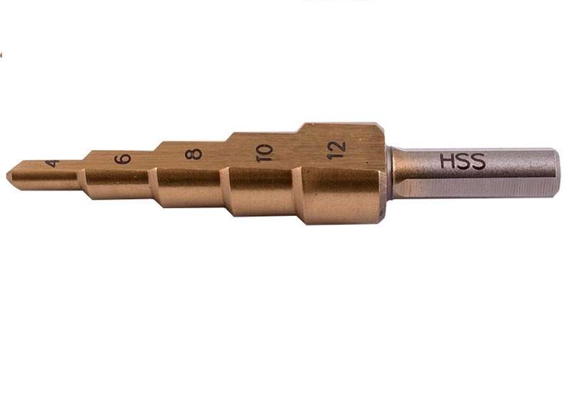 Tork Craft - Step Drill HSS 4-12mmx2mm - 2 Pack