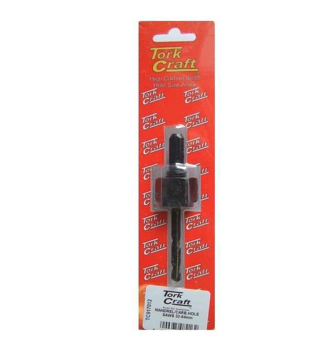Tork Craft - Mandrel for Carbon Steel Hole Saws 32 - 86mm - 2 Pack