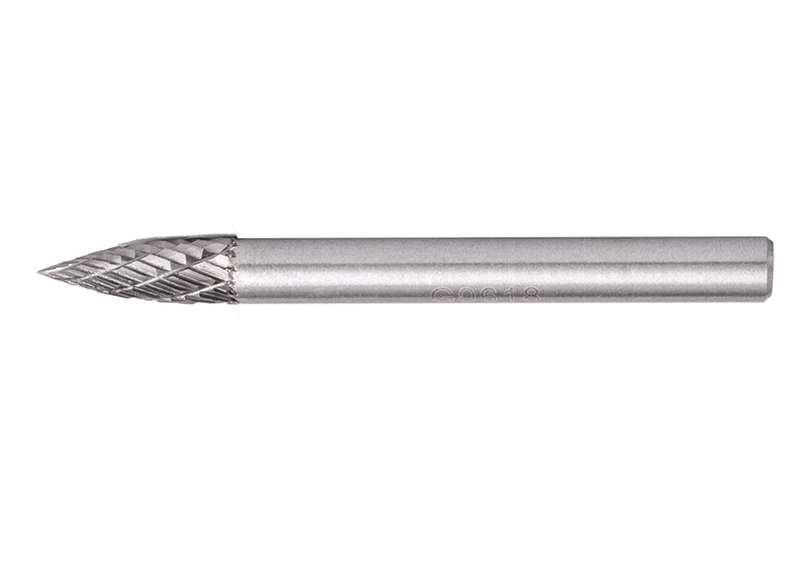 Tork Craft - Rotary Burr Tungsten 6x18x6mm Conical Curve - 2 Pack