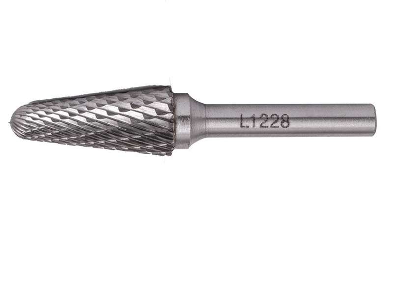 Tork Craft - Rotary Burr Tungsten 12x28x6mm Conical - 2 Pack