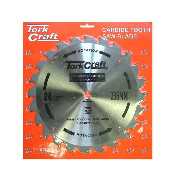 Tork Craft - Blade TCt 235 x 24T 16mm General Purpose Rip - 2 Pack