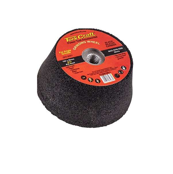 Tork Craft - Grinding Wheel 100x50 M14 Bore - #36 Bowl - 2 Pack