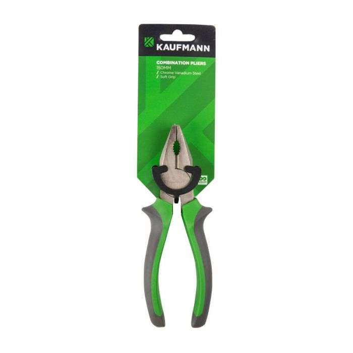 Kaufmann - Pliers Combination Soft Handle 150mm - 2 Pack