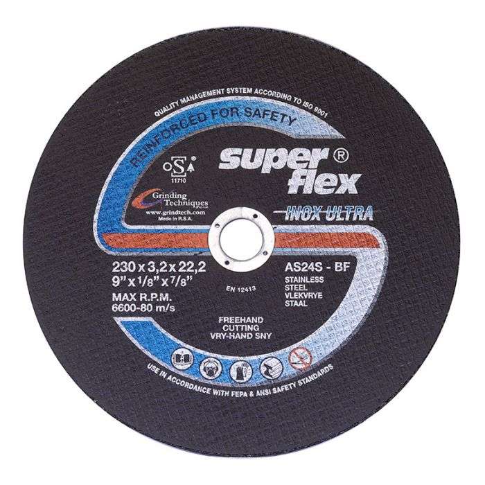 "Superflex - Cutting Disc Bf Inox Ultra 230X3.2X22.2 - 10 Pack"
