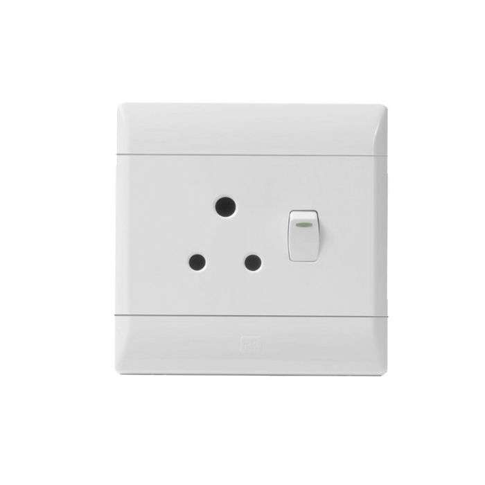 Cbi Single Switch Plug - 4X4 White
