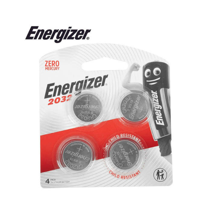 Energizer 3V Lithium Coin Battery 4 Pack 2032