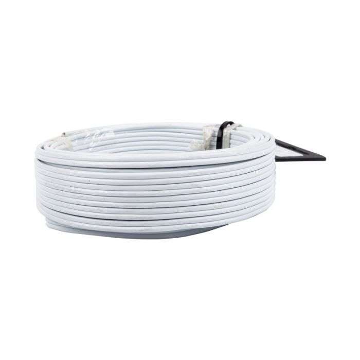 Cable RiPieceord 0.5mm White 10M Pack - 2 Pack