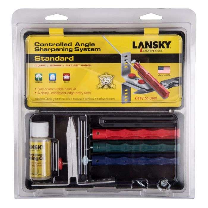 Lansky - Knife Sharpener Kit Std 3 Stone System