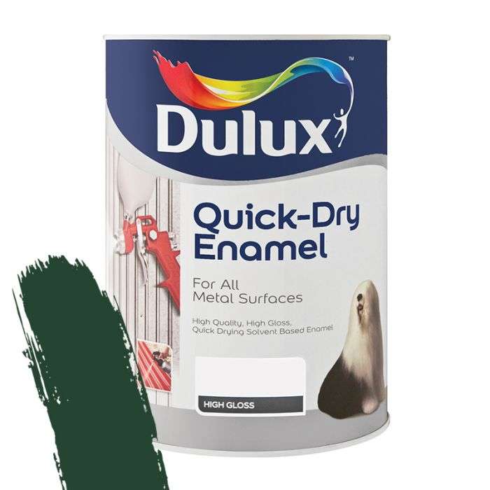 Dulux - Quick Dry Enamel Mid Brunswick Green 5L