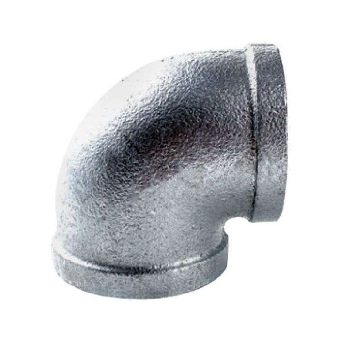 Bulk Pack x 2 Galvanised F/F Elbow - 65mm