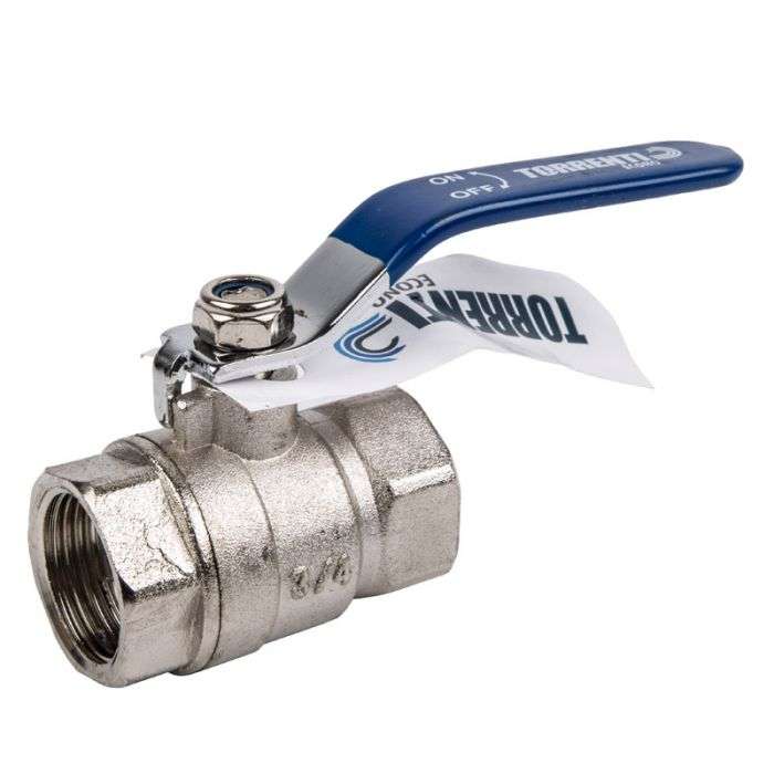 Torrenti Full 15mm Bore Econo Ball Valve - Blue