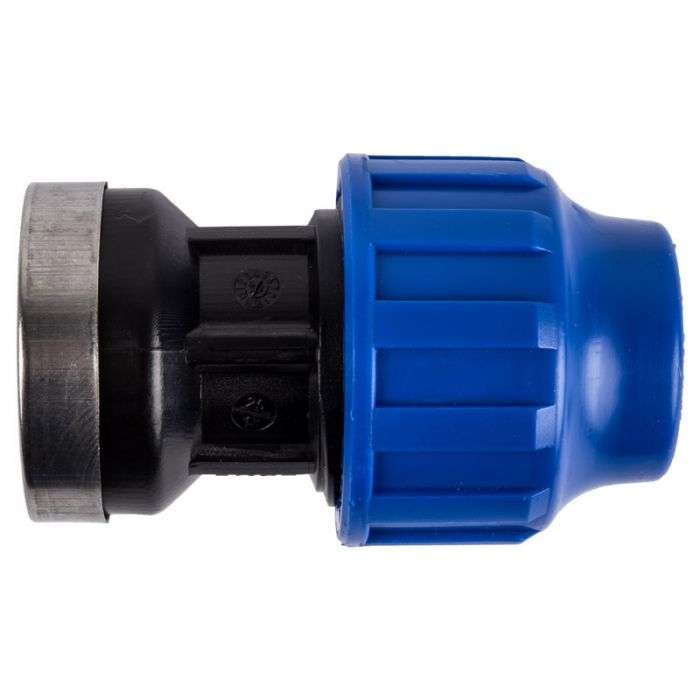 Agrinet Female Compression Adaptor - 40 x 1-1/2