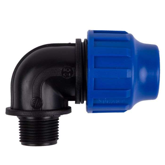 Agrinet Male Compression Elbow - 40 x 1-1/4