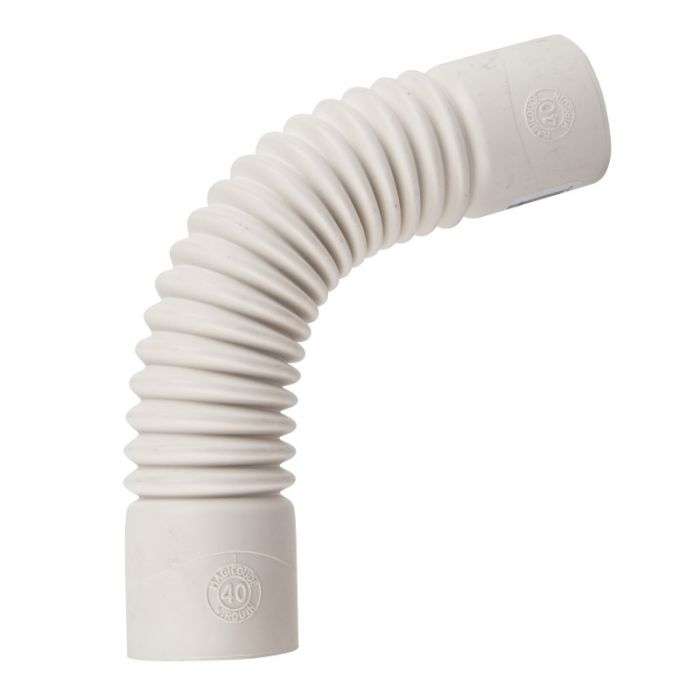Wirquin Magicflex Flexible Elbow Pipe Connector - D40