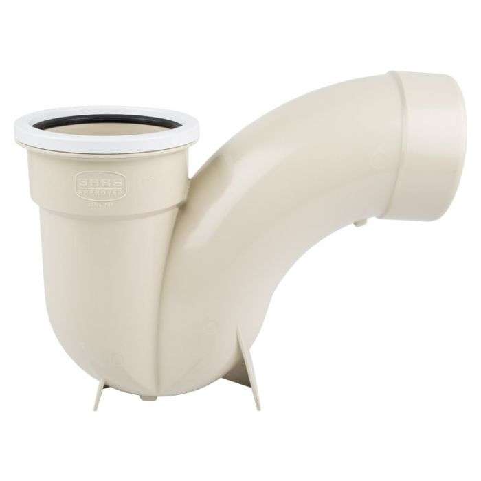 Waste Gulley P Trap Ug 110mm Sabs - 2 Pack