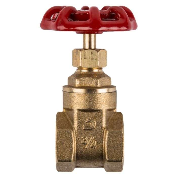 Torrenti - Gate Valve Brass Med Dty 20mm - 2 Pack