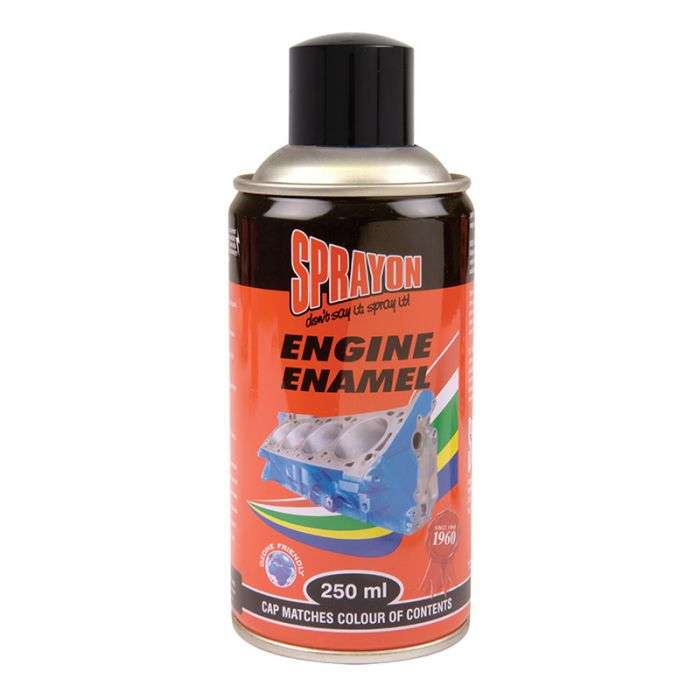 Sprayon - Engine Enamel Spray Gloss Black 250ml - 2 Pack