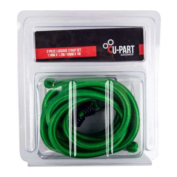 U-Part - Luggage Strap Set 11mm 1.2M/10mm 1M 2Piece