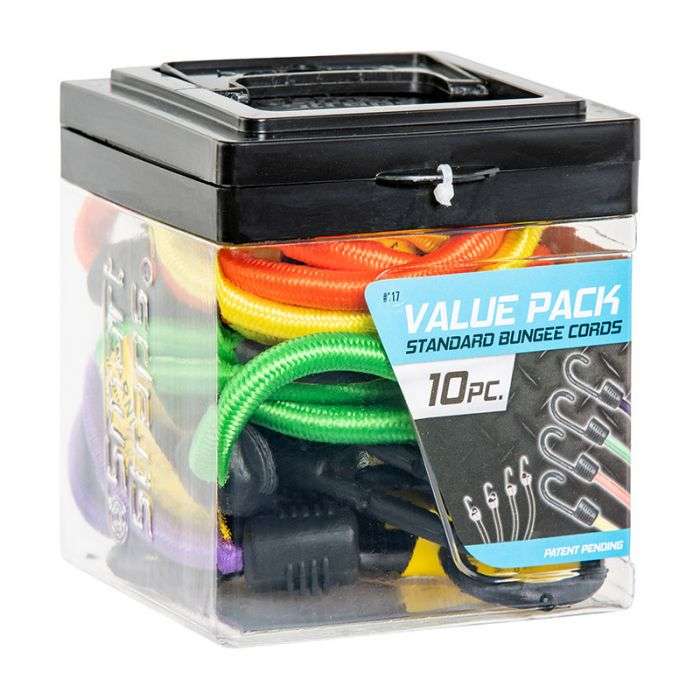 Bungee Straps Standard Assortment 10Piece - 2 Pack