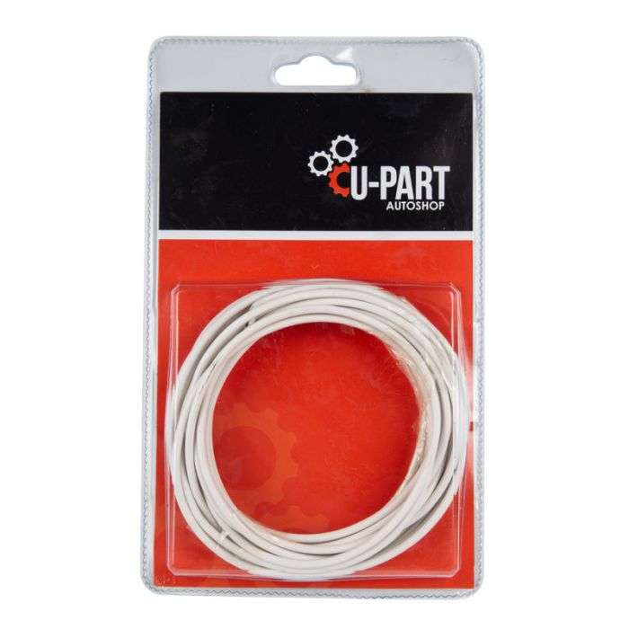 Bulk Pack 2 x U-Part Electric Wire - 2.5mm x 5 Meter (White)