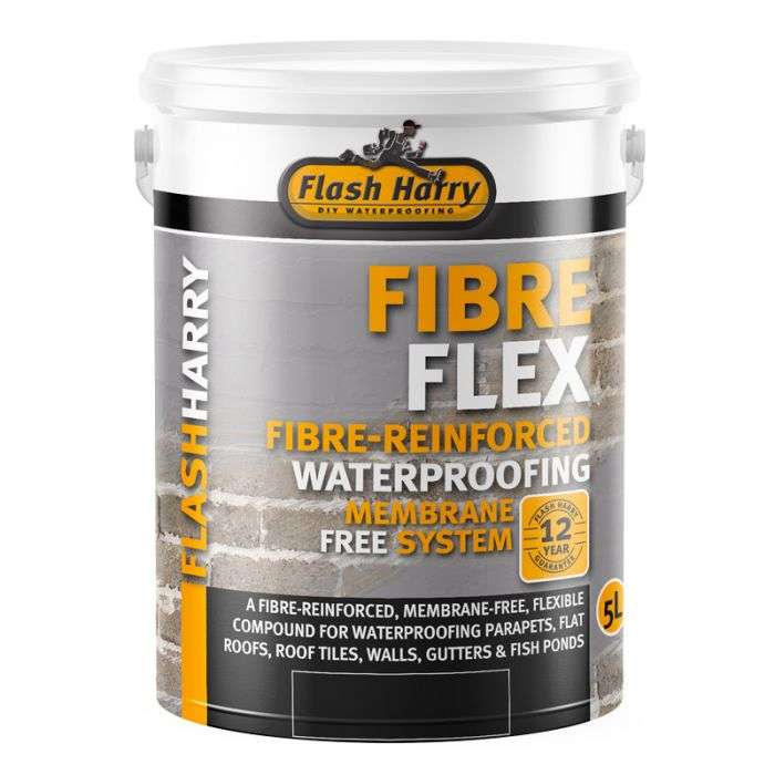 Flash Harry Fibre Flex Waterproofing - Red (1L)