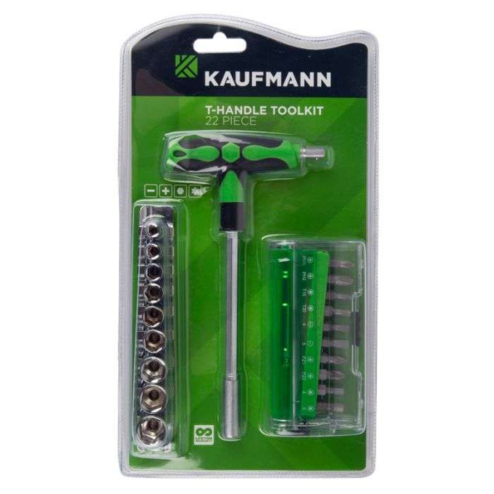 Kaufmann - Socket and Screwdriver Bit Set - 22 Piece - 2 Pack