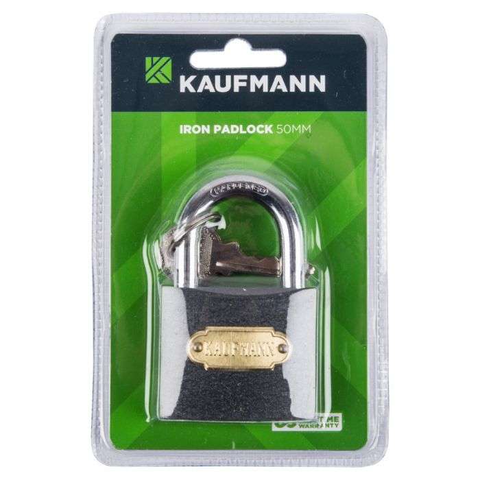 Kaufmann - Steel Lock 50mm - 2 Pack