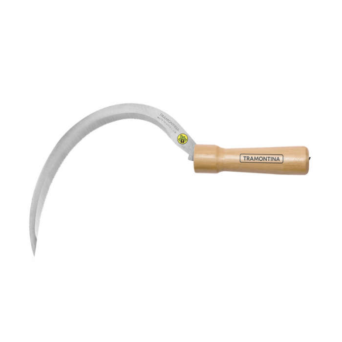 Tramontina - Grass Hook Sickle - With Wooden Handle - Bulk Pack of 2