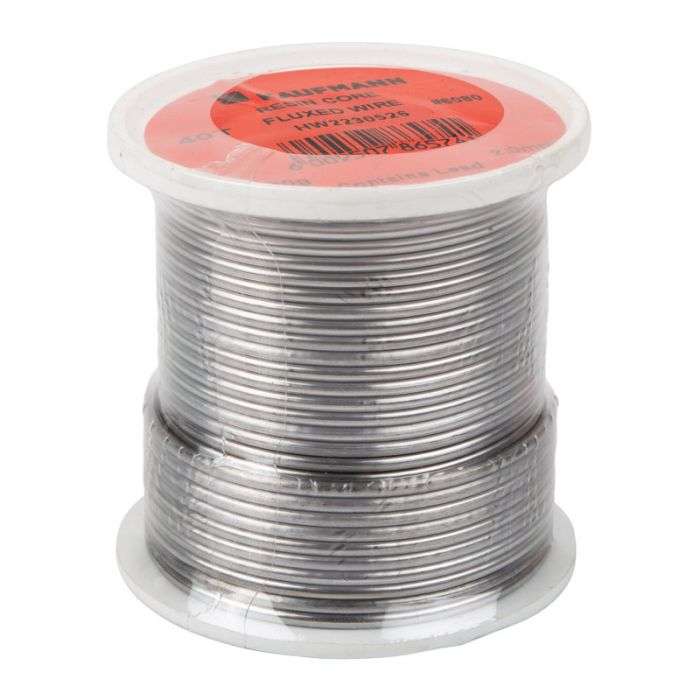 Resin Core - Solder Wire - Tin - 40% - 2mm - 500g - Bulk Pack of 2