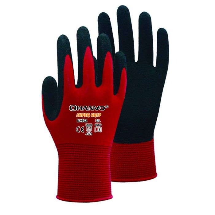 Bulk Pack 2 x Hanvo Super Grip Nitrile Glove