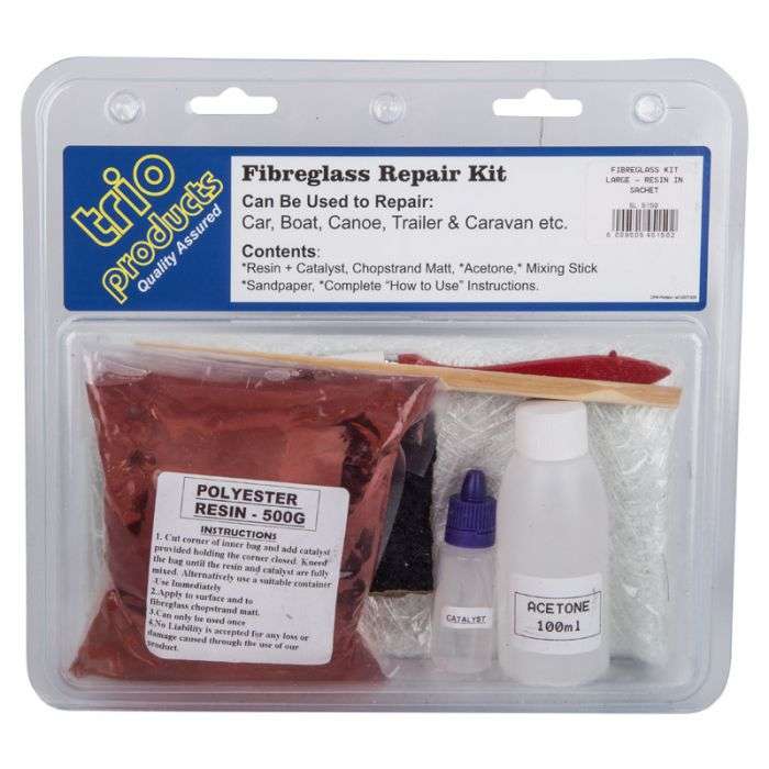 Trio Products Fibreglass Repair Kit - Large