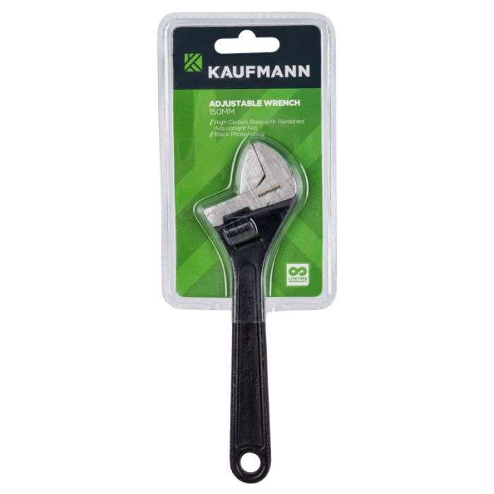 Bulk Pack x 2 Kaufmann Hardware Packed Adjustable Wrench - 250mm