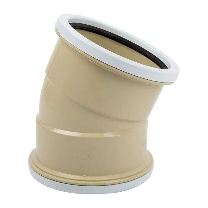 Agrinet SABS 22.5 Degree Underground Waste Bend - 110mm