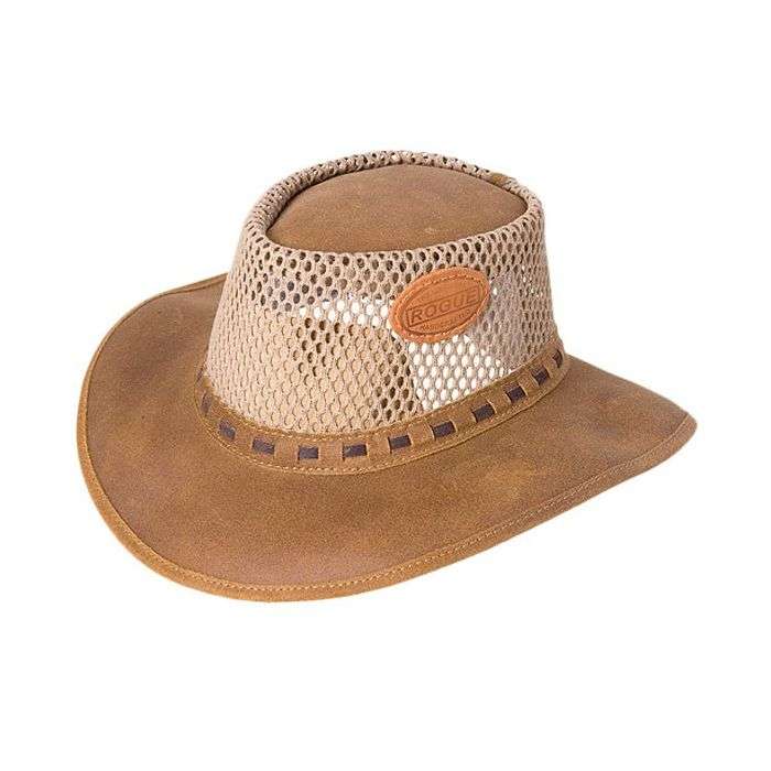 Rogue Hat Breezy Pampalona Suede Khaki - XL