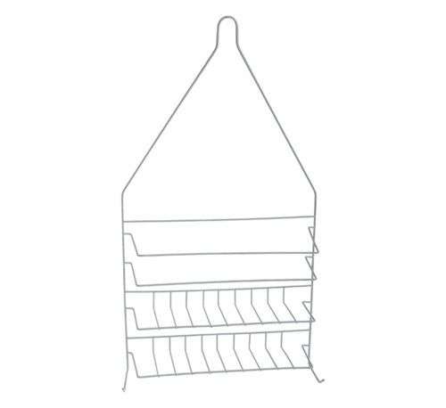 Wire Shower Caddy - Plastic Coated - Bathroom Furniture - 48cm - 2 Pack