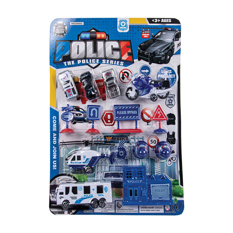 Police Set - Children's Toys - BPA Free - 12 Piece - 2 Pack