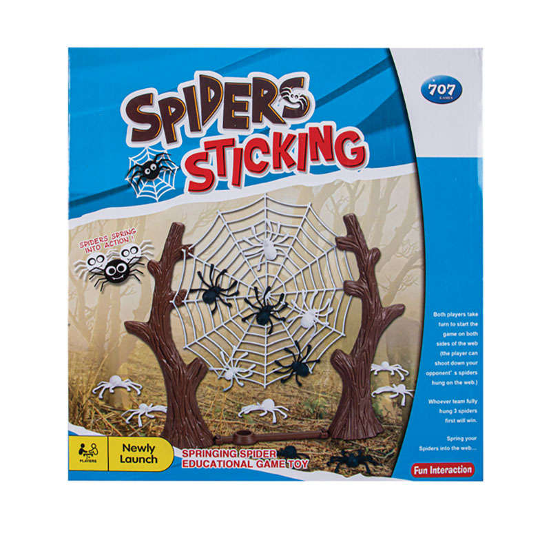 Spider Web Game - Educational Toys - Springing Spiders - 2 Pack