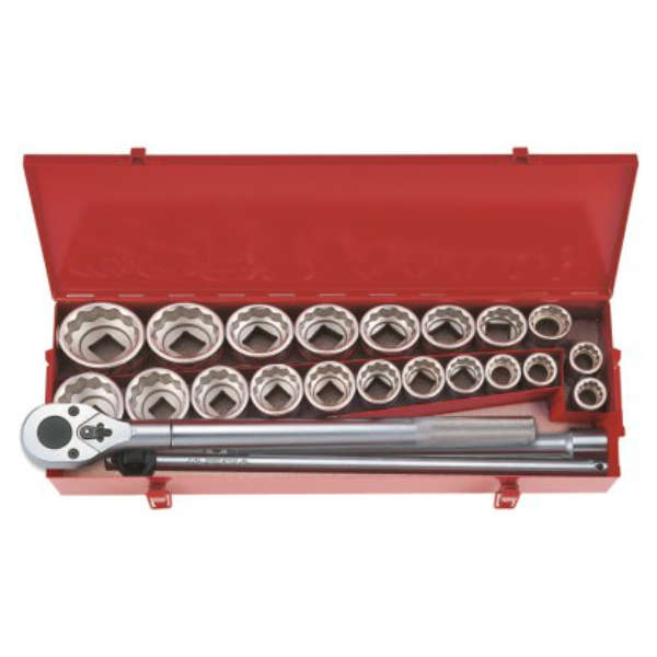 King Tony - Socket Set 26 Piece 3/4 Combination Metric And S.A.E