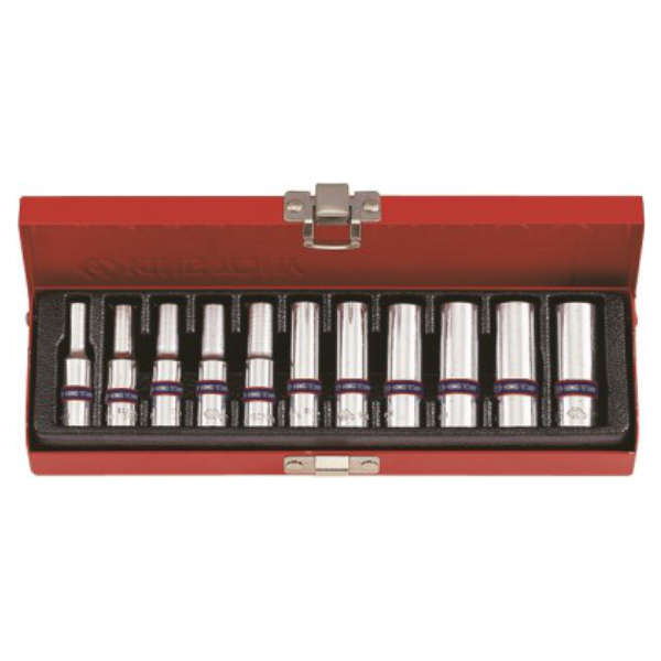 King Tony - Socket Set 1/4 Metric Deep 4 - 13Mm 6P