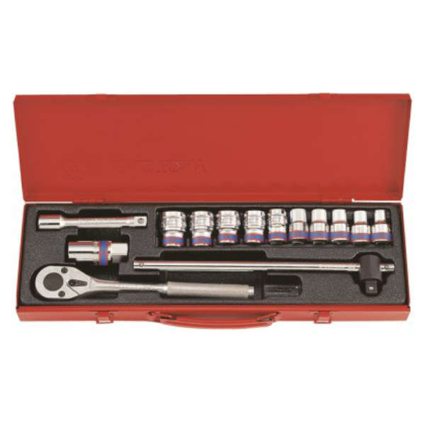 King Tony - Socket Set 1/2 10-24Mm 12P