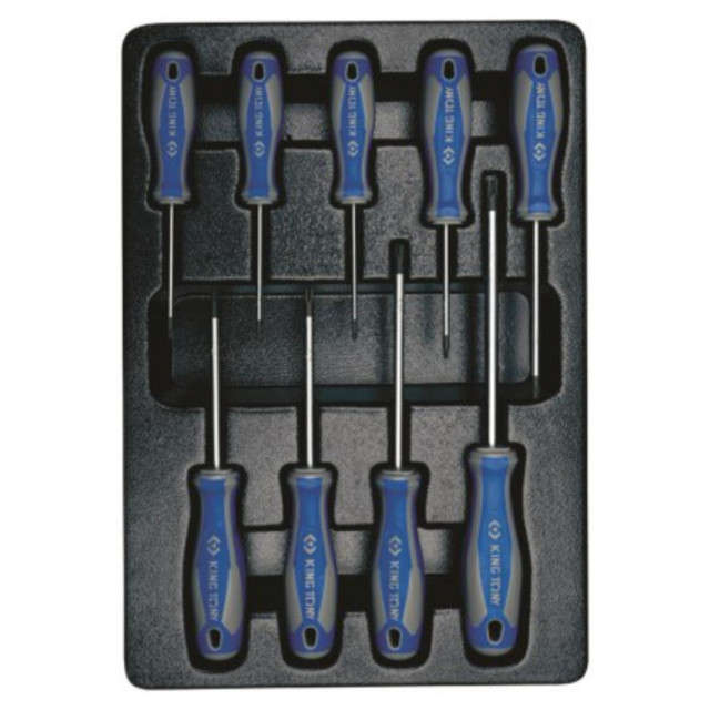 King Tony - Screwdrivers Torx Tamper Proof T8-T40 9 Piece