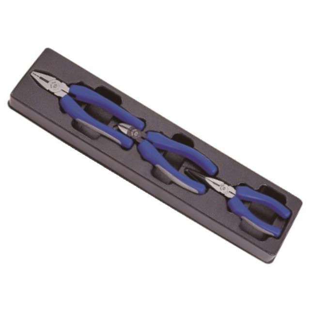King Tony - Pliers Set Comb Side/C And Long/N 3 Piece