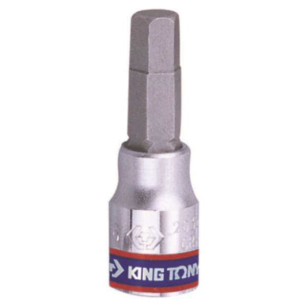 King Tony - Socket Hex Bit 1/4 3 X 37Mm - 2 Pack