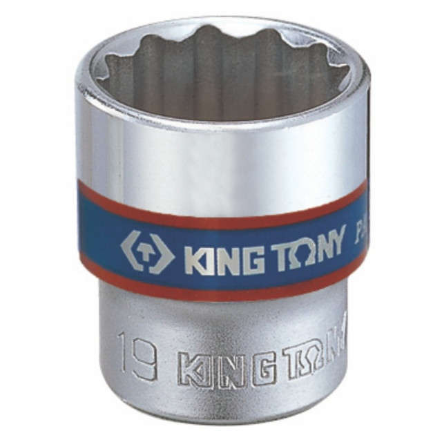 King Tony - Socket Standard 3/8 X 19mm 12P - 2 Pack